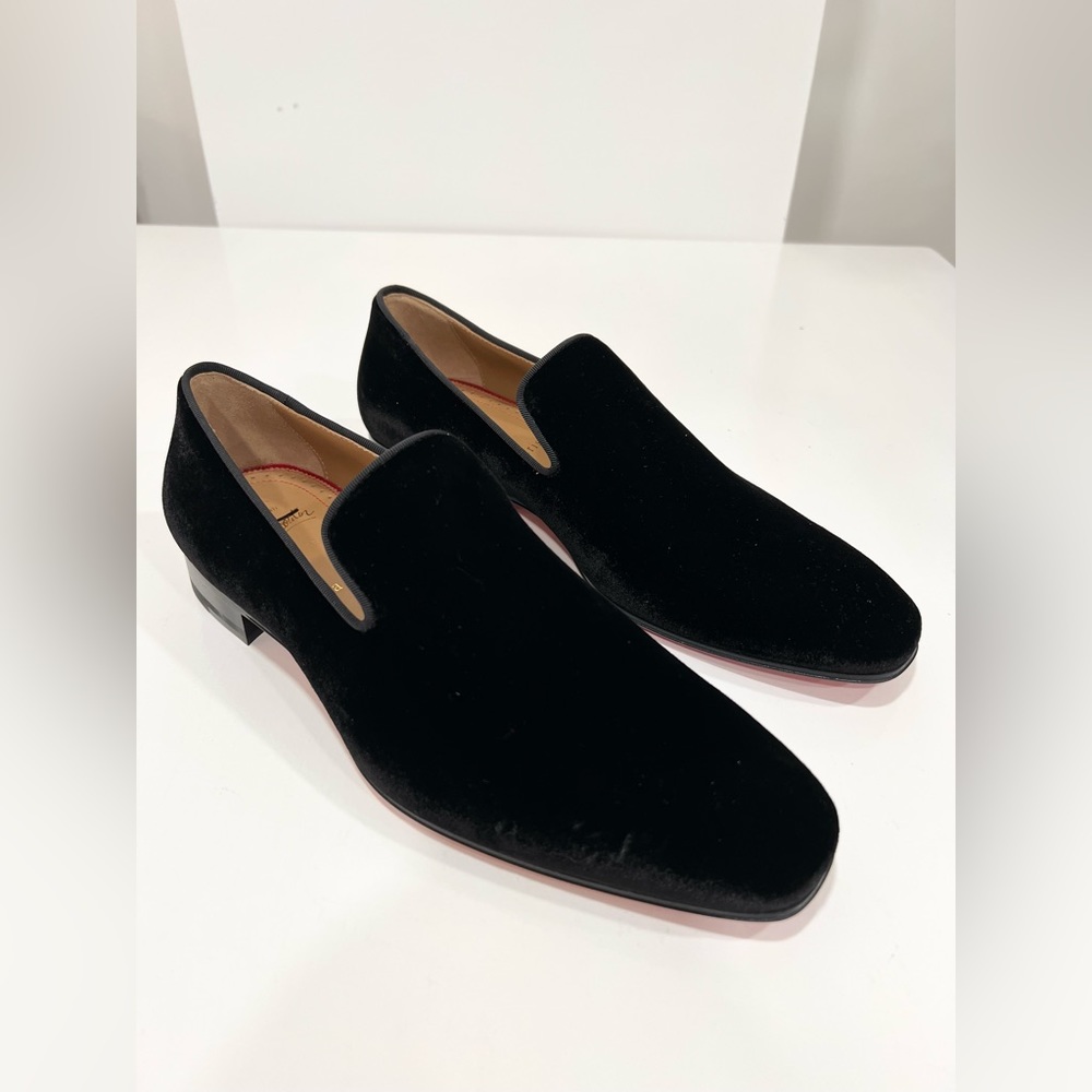 Christian Louboutin Dandelion Velvet Loafers